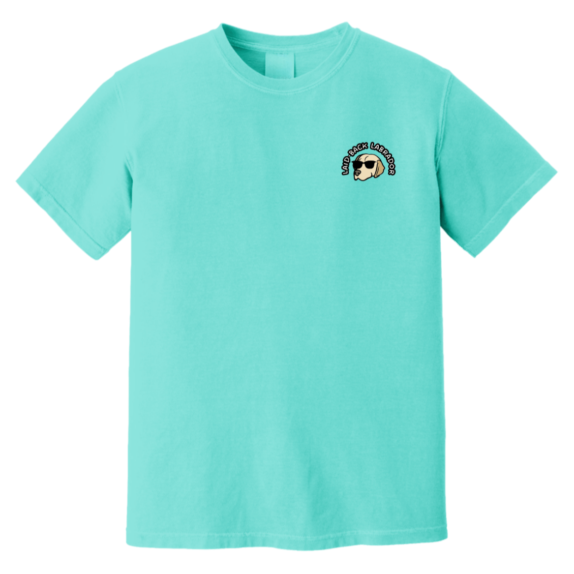 Happy Camper Van Surf T-Shirt | Laid-Back Beach Tee for Lab Lovers 🚐🌊🐕